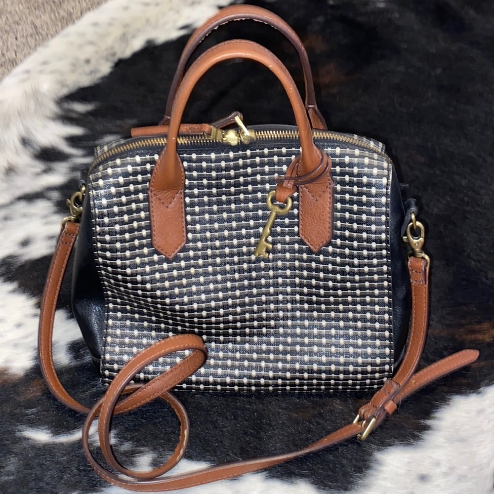 Fossil Polka Dot Purse